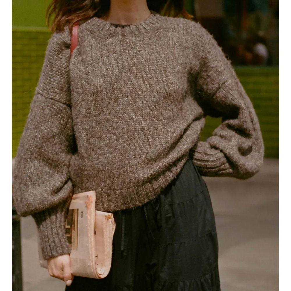 Christy Dawn The Jane Sweater in Espresso, XS, New With Tags